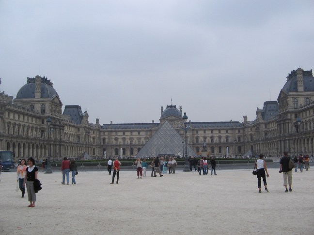 The Louvre and Pyramid